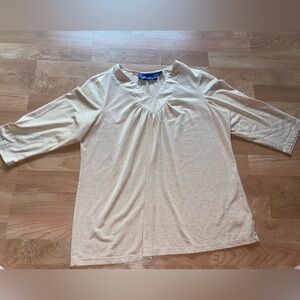 Susan Graver Gold Blouse